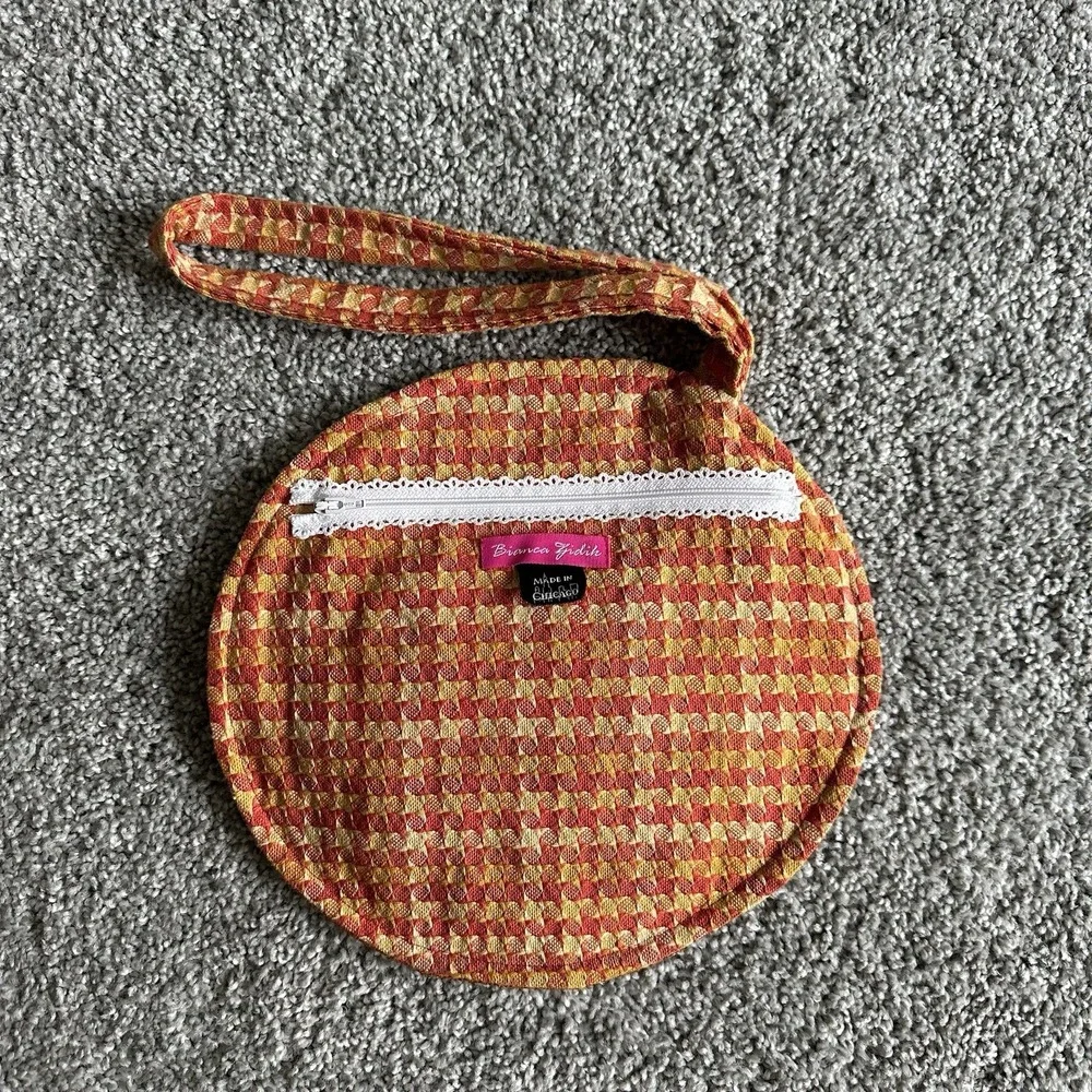 Cute Colorful‎ Handmade Purse Pug Bulldog Plaid  Abstract